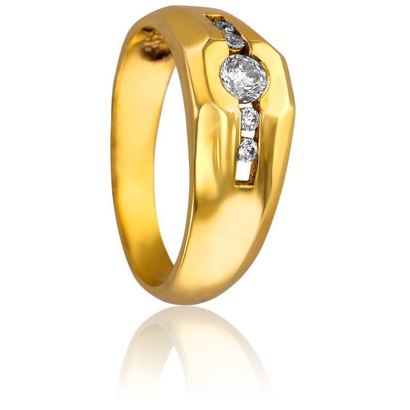 Bague Luck Or Jaune & Diamants